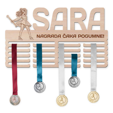Obešalnik za medalje - Mažoretka 