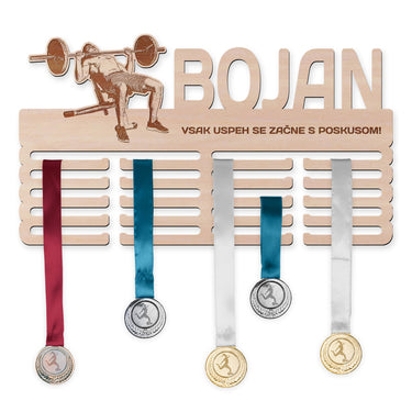 Obešalnik za medalje - Bench press 
