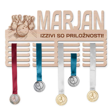 Obešalnik za medalje - Bowling 