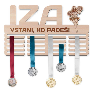Obešalnik za medalje - Navijačica 