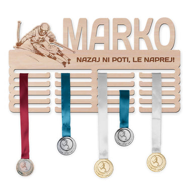 Obešalnik za medalje - Alpsko smučanje, moški 