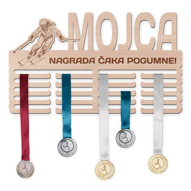 Obešalnik za medalje - Alpsko smučanje, ženska 