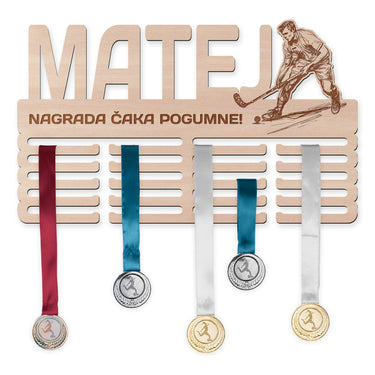 Obešalnik za medalje - Floorball, moški 