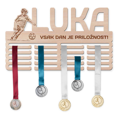 Obešalnik za medalje - Nogomet, fant 