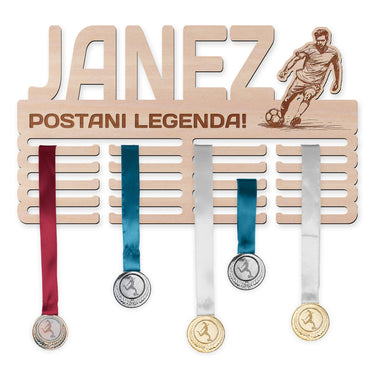 Obešalnik za medalje – Nogomet, moški 