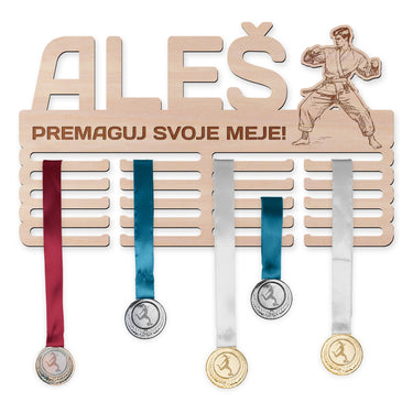 Obešalnik za medalje - Karate, moški 