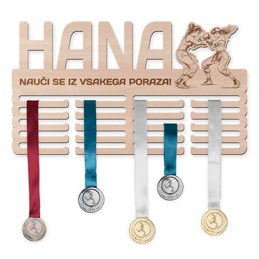 Obešalnik za medalje - Kickbox, ženska 