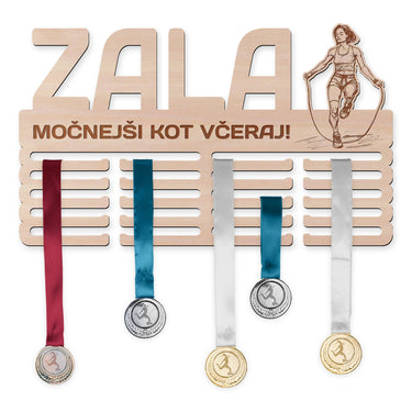 Obešalnik za medalje - Kolebnica, ženska 