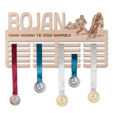 Obešalnik za medalje - Triatlon, moški 